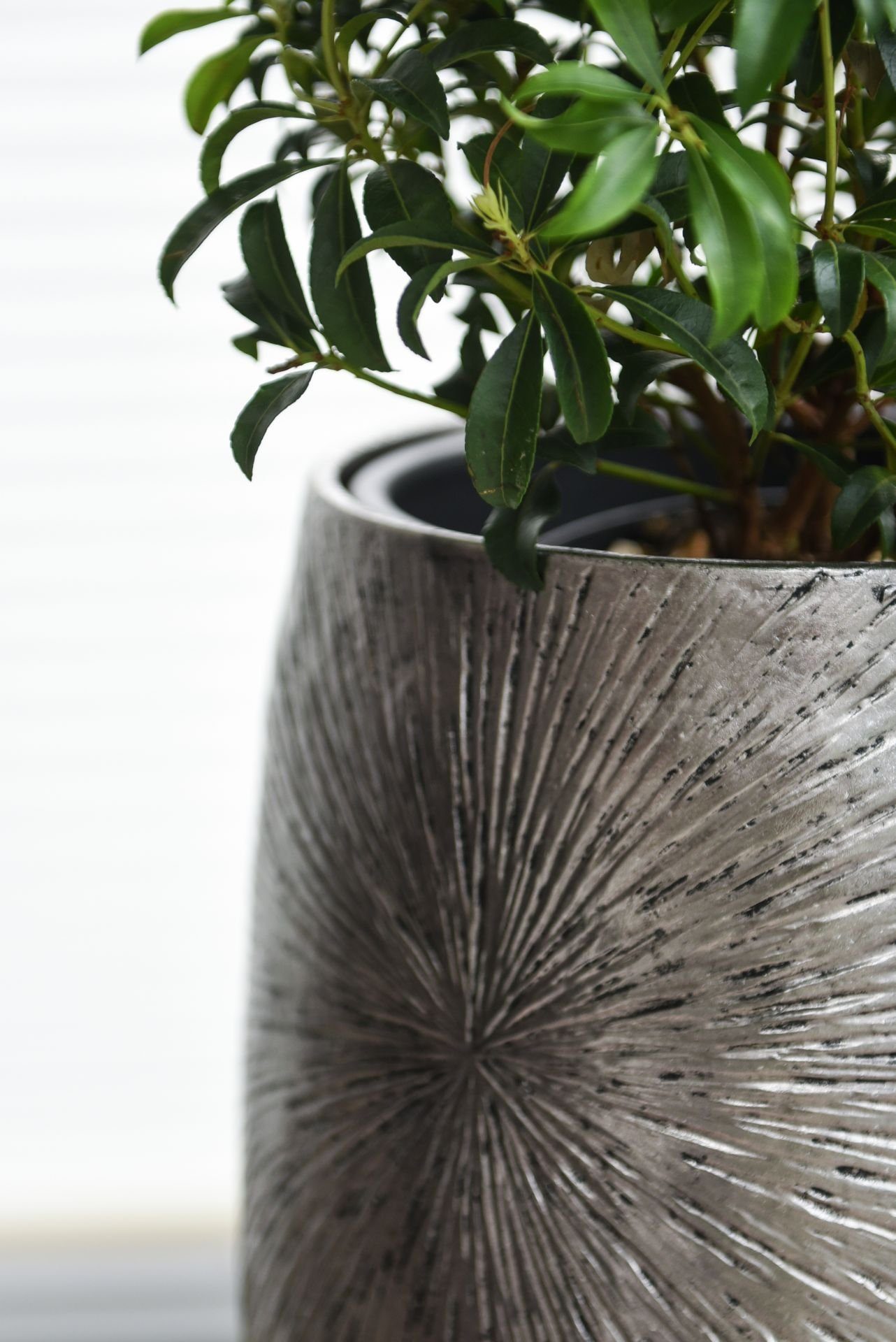 VIVANNO Pflanzkübel Pflanzkübel Pflanzgefäß Fiberglas 