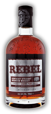 Rebel Finished in Tawny Port Barrel Rebel Finished in Tawny Port Barrel Limitierte Edition mit einem komplexen Geschmacksprofil und weichem Abgang. 0,7	 Liter - Vol 45%