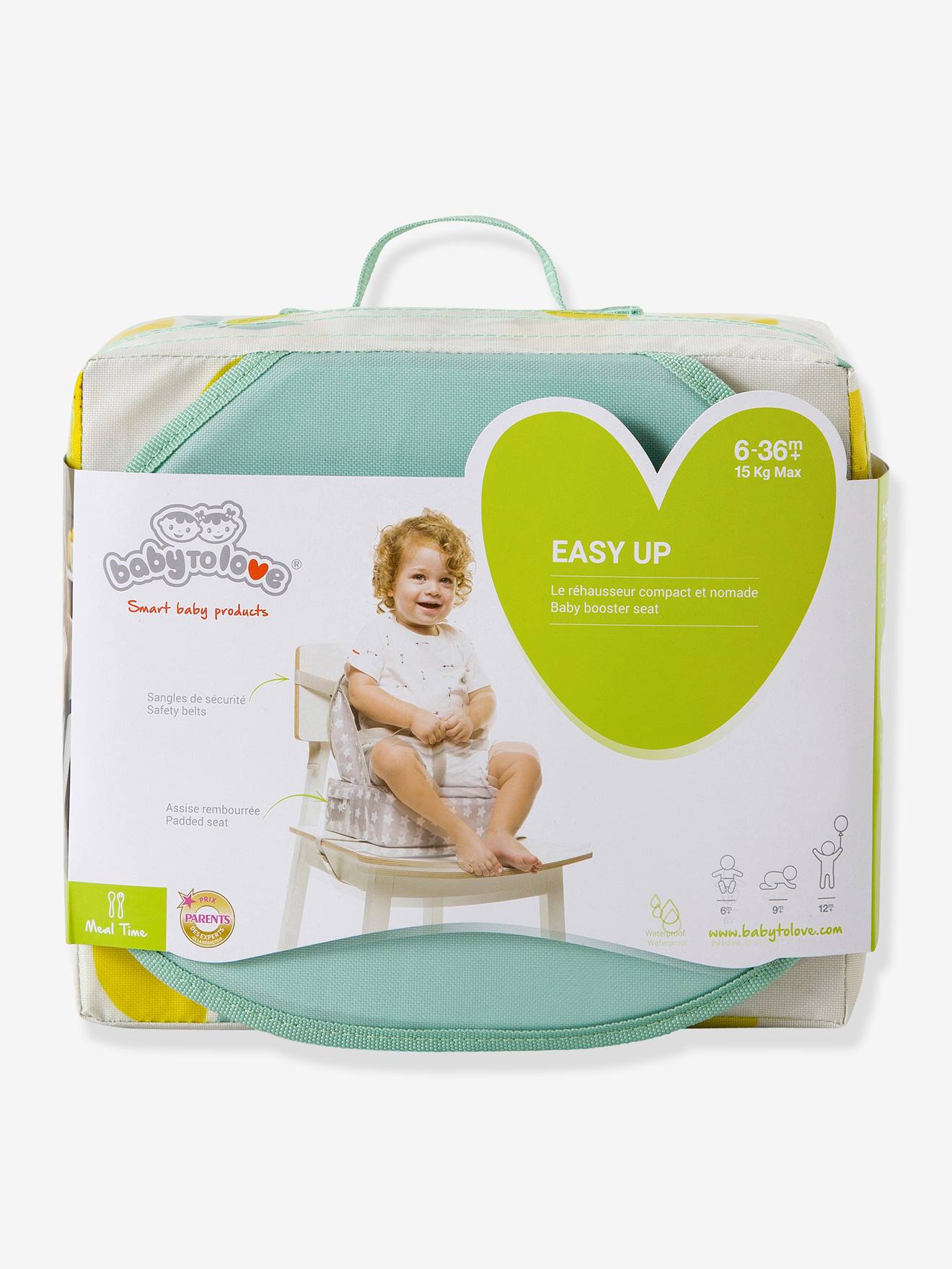 Little big friends Kinder Stuhl-Sitzerhöhung EASY UP BABYTOLOVE - dunkelblau gestreift