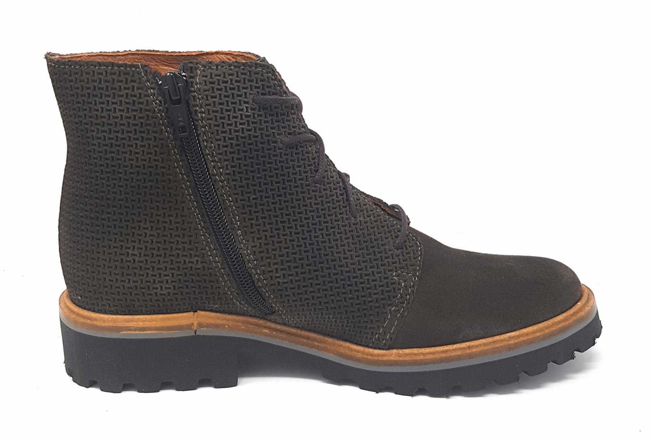 BRAKO Schnür-Stiefeletten grau