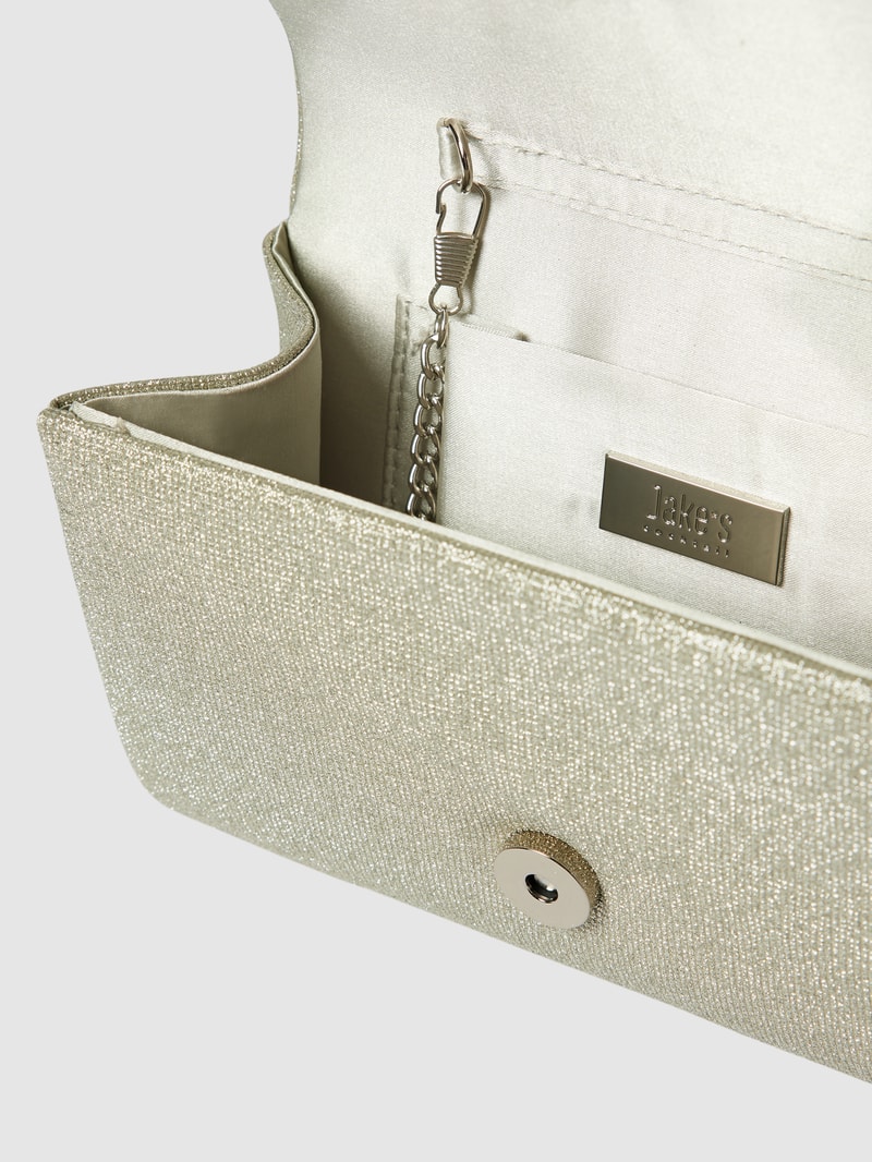 Handtasche mit Effektgarn in gold meliert