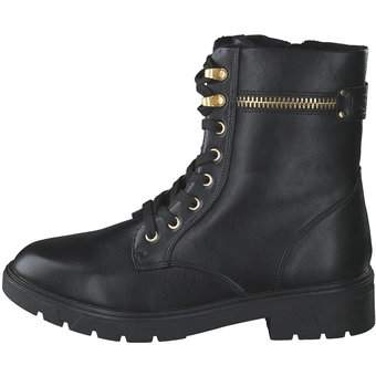 s.Oliver Schnürstiefelette in schwarz