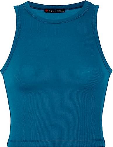 Cipo & Baxx Tanktop in geripptem Design