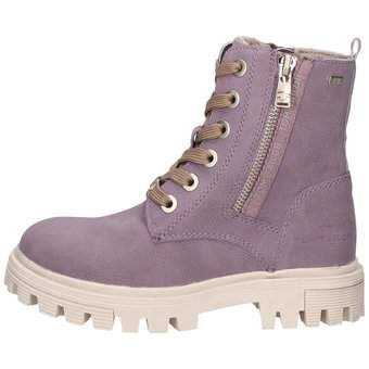 Tom Tailor Schnür Boots in lila