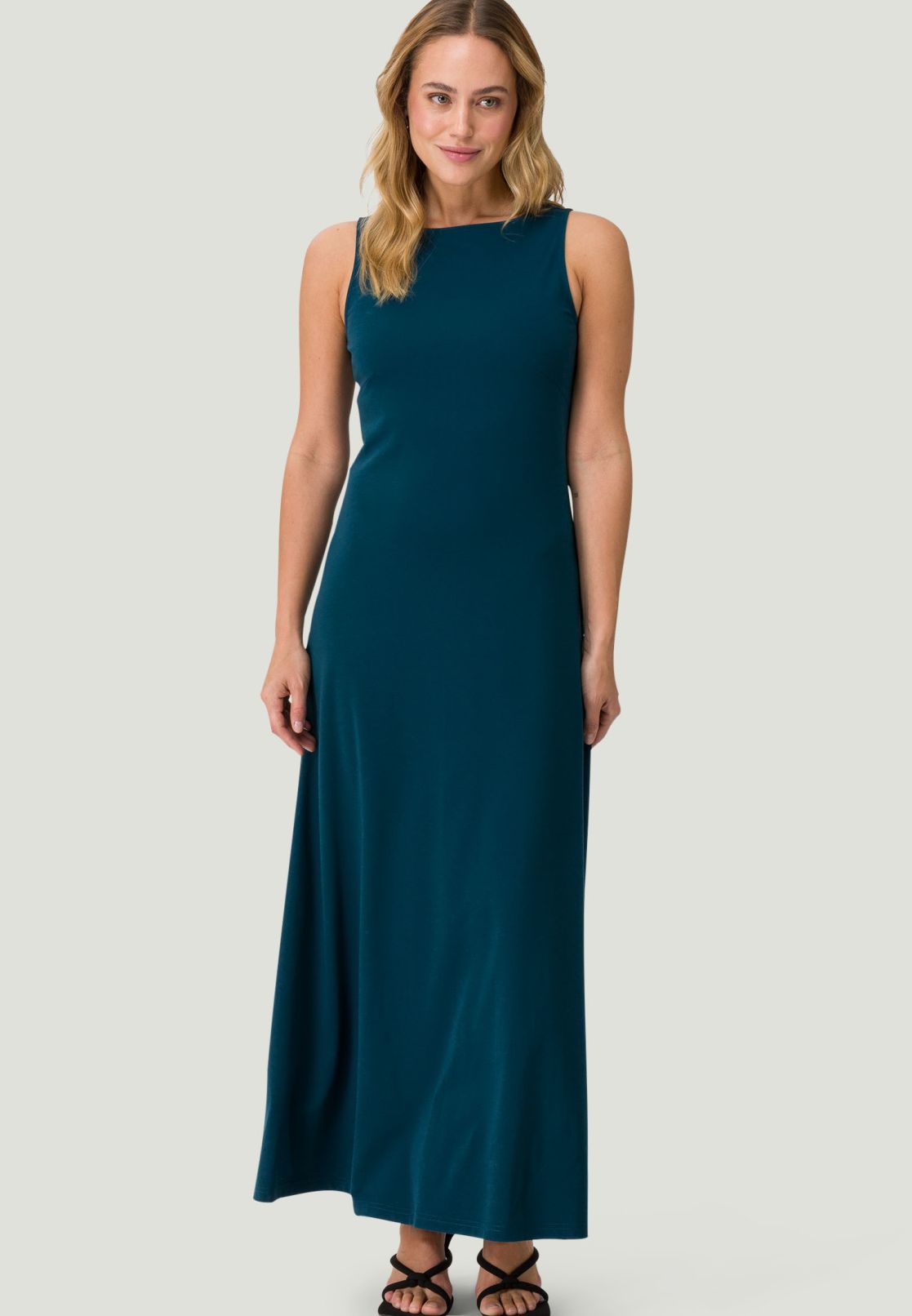 Jerseykleid in Maxilänge