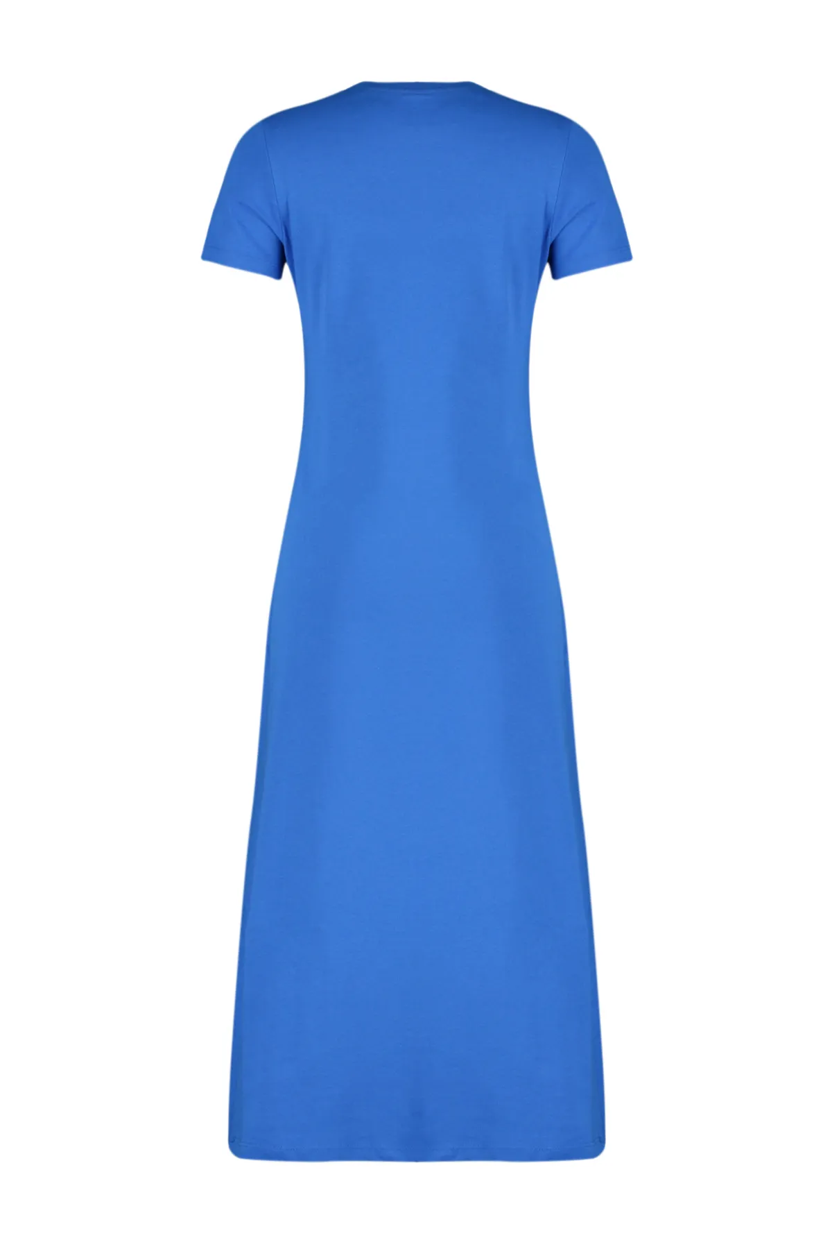 Trendyol Collection  Saks Premium Strick-Midikleid in A-Linie mit Rundhalsausschnitt und Taschen TWOSS24EL00169