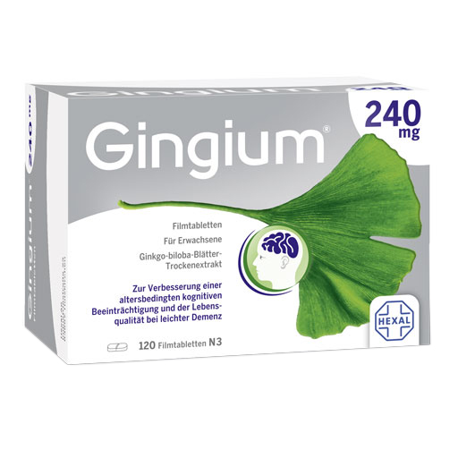 GINGIUM 240 mg Filmtabletten  120 St  Filmtabletten
