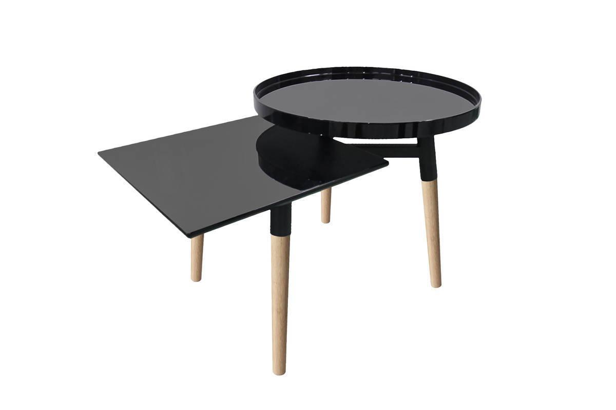Kayoom Tabletttisch Butler 210 Schwarz