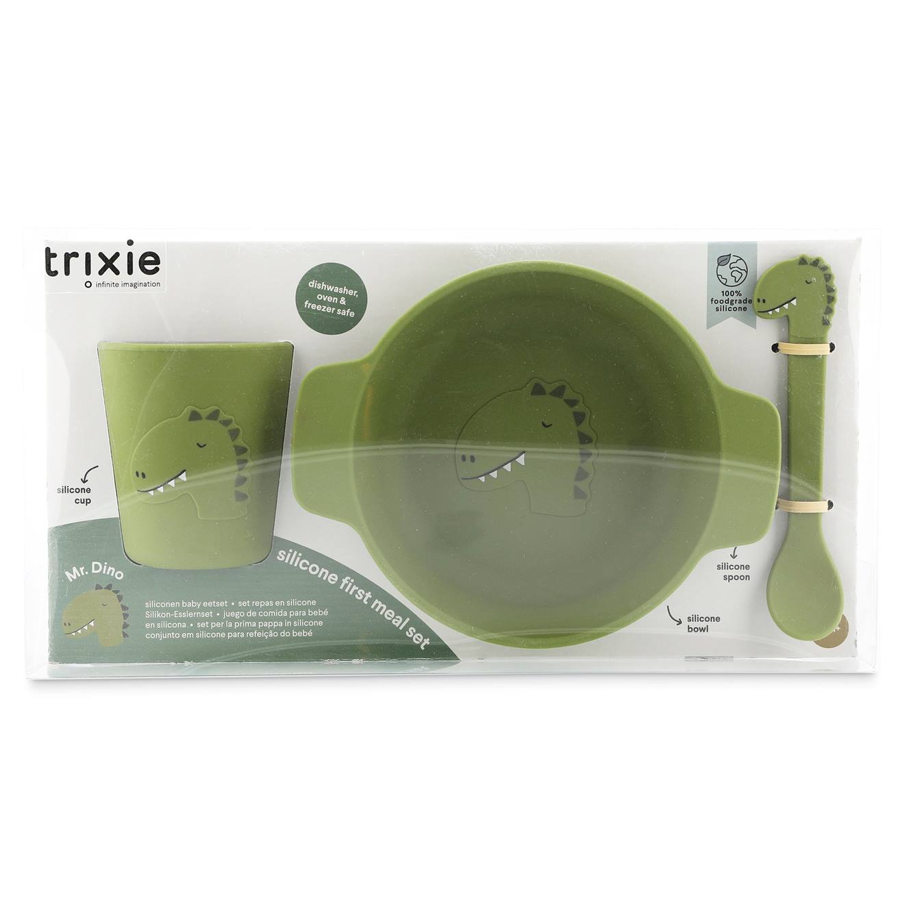 Trixie Baby Esslern-Set aus Silikon TRIXIE - grün