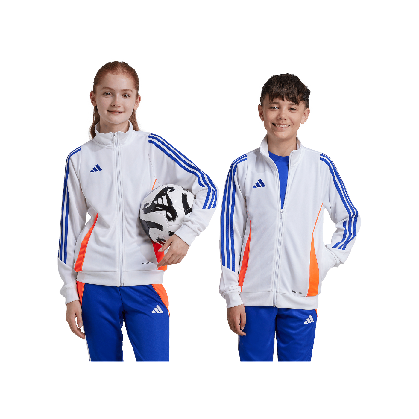 adidas Tiro 24 Trainingsjacke Kids Weiss