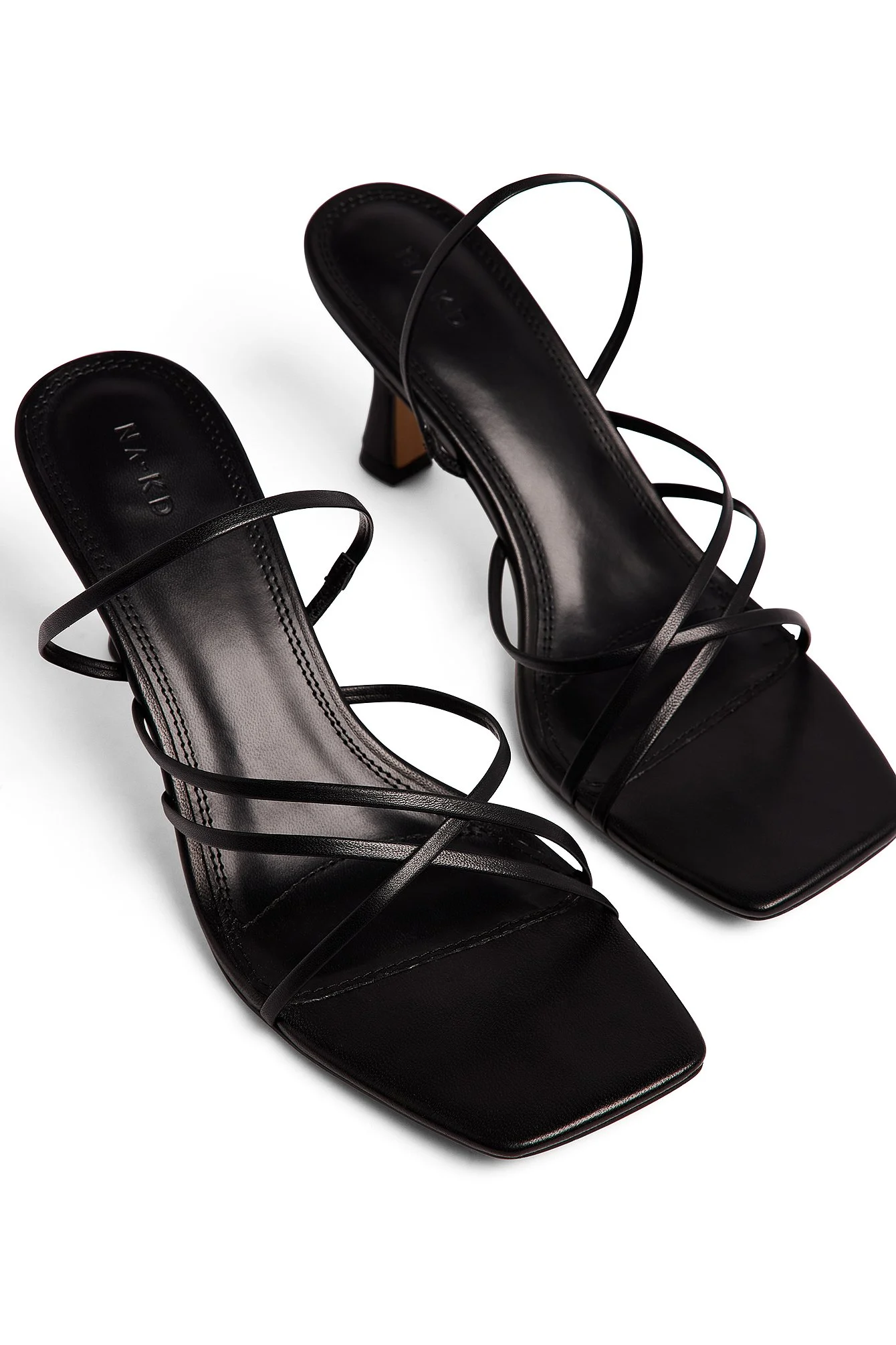 Leather Strappy Heels