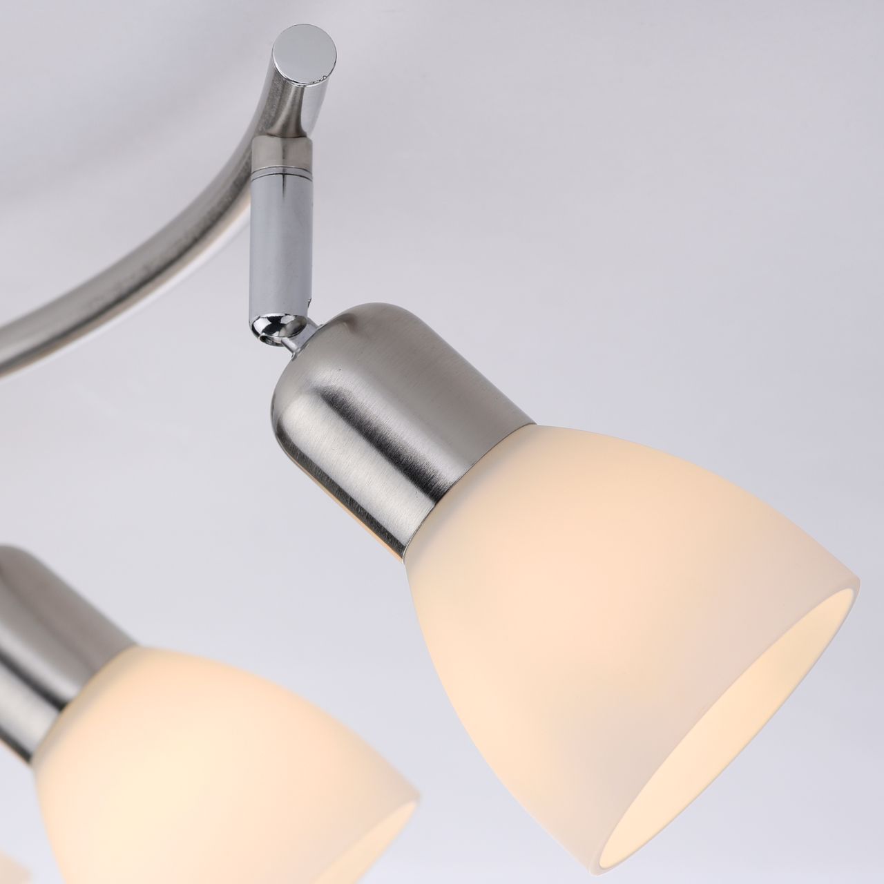 JUST LIGHT LeuchtenDirekt Wand- & Deckenleuchte KARO, 2x E14 max. 40Watt exkl., dreh- und schwenkbar, Innenleuchte, IP20