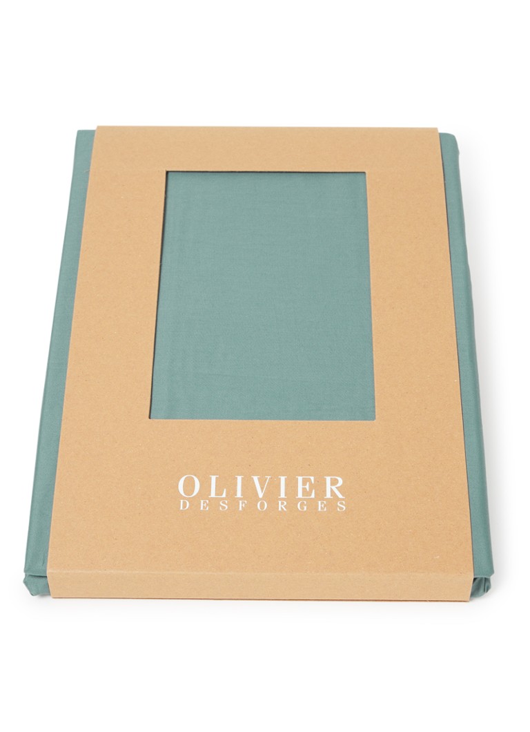 Olivier Desforges Damier palags ar gumiju no kokvilnas satīna 300TC, stūra augstums 25 cm