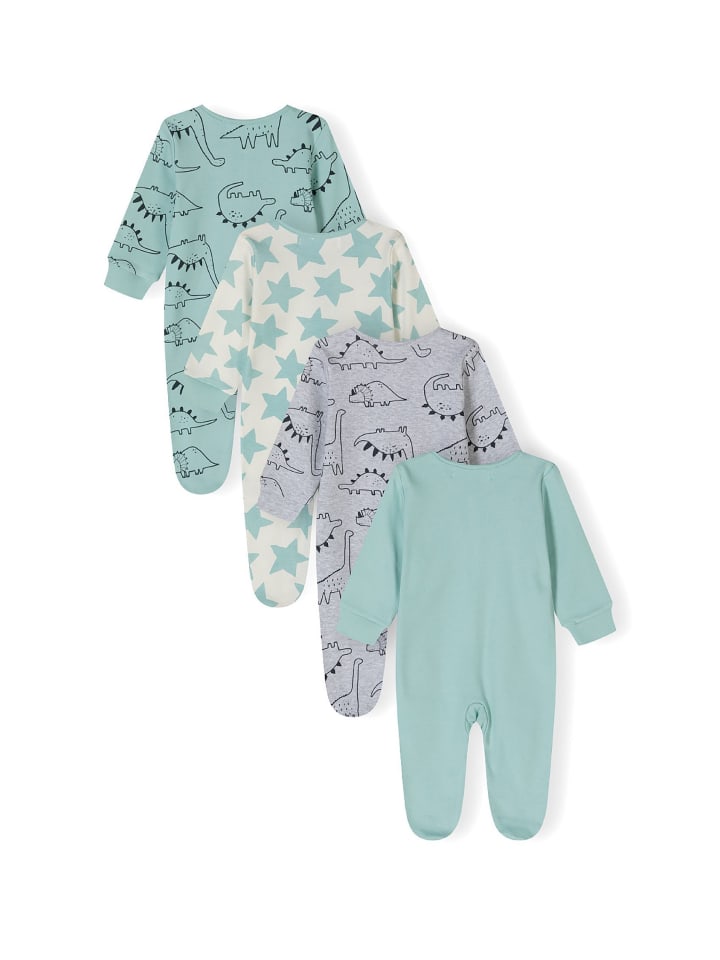 Minoti 4er. Set: Strampler 24babypack1 in mint günstig kaufen