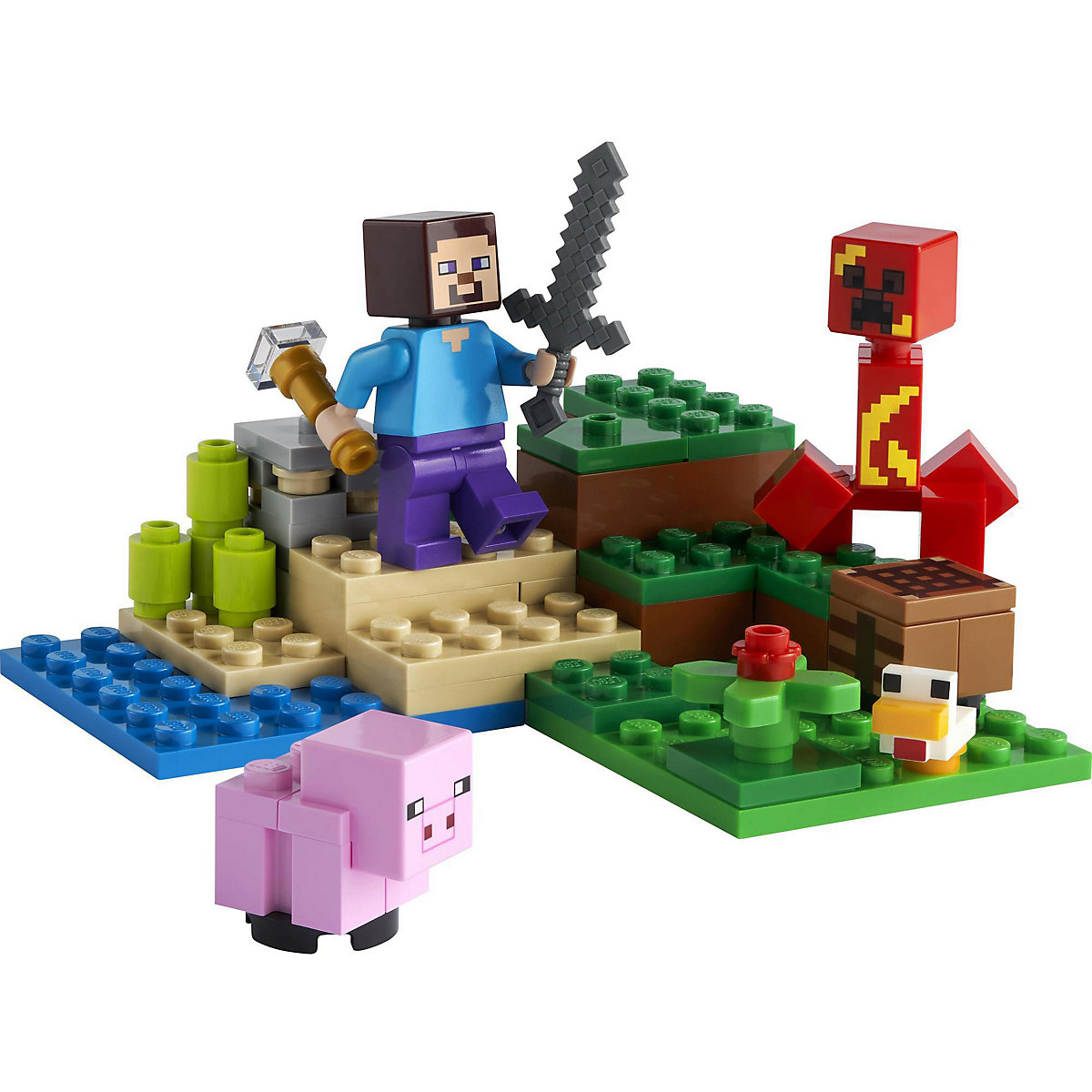 LEGO® Minecraft 21177 Der Hinterhalt des Creeper™
