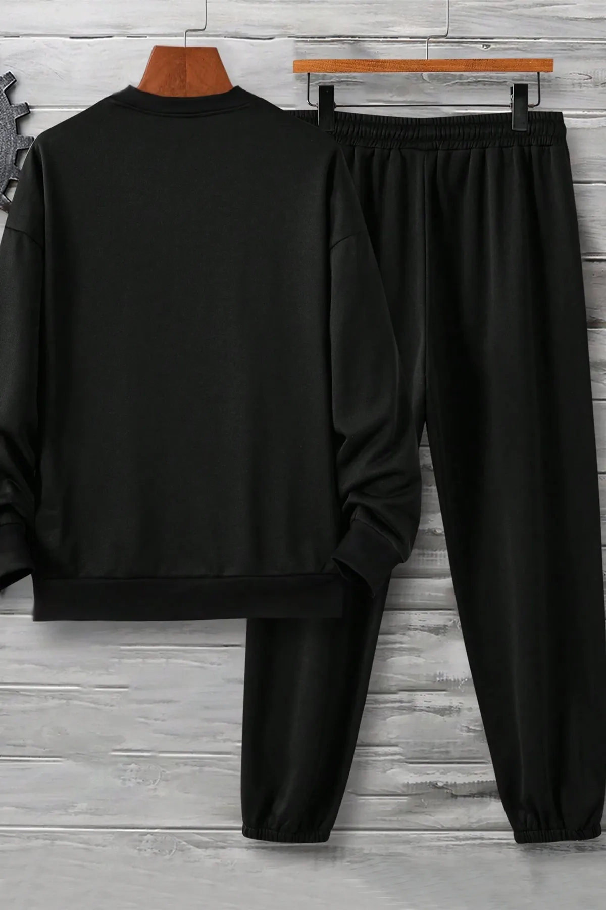 uyguntarz  Sport-Sweatsuit Set - Schwarz - Regular Fit