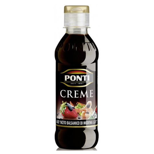 Ponti Crema all'aceto Balsamico di Modena Dunkel 250G