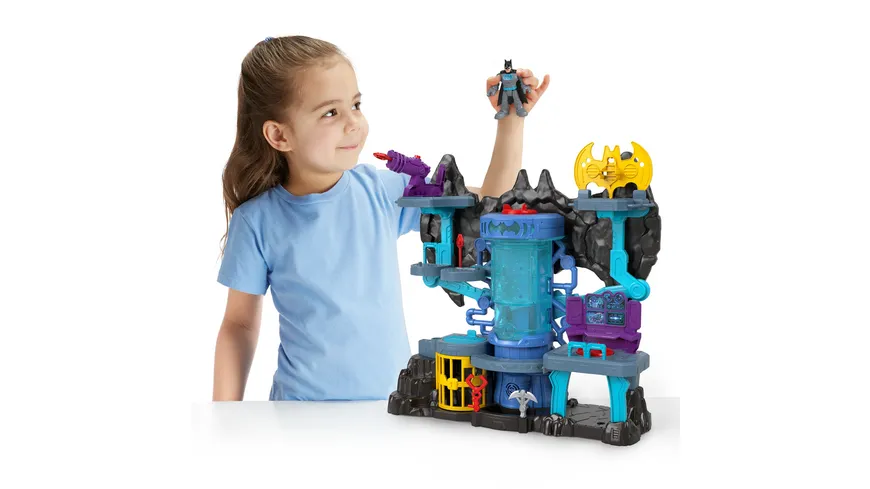 Imaginext DC Super Friends Bat-Tech Batcave Spielset inkl. Batman-Figur