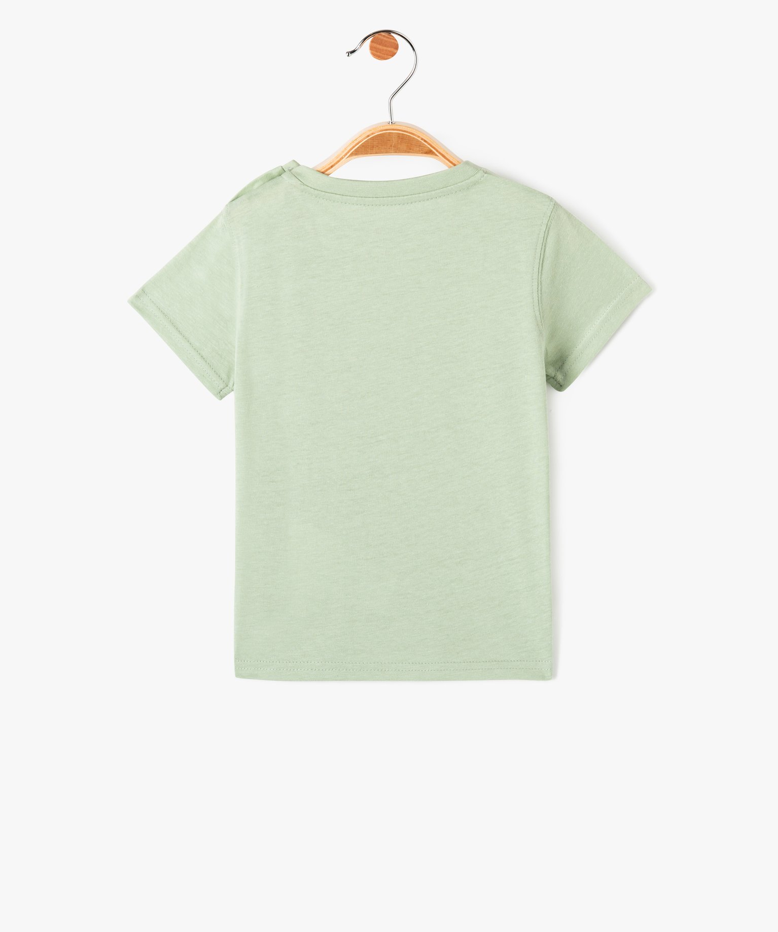 Tee-shirt bébé Garçon à manches courtes et message humor... vert clair | GEMO