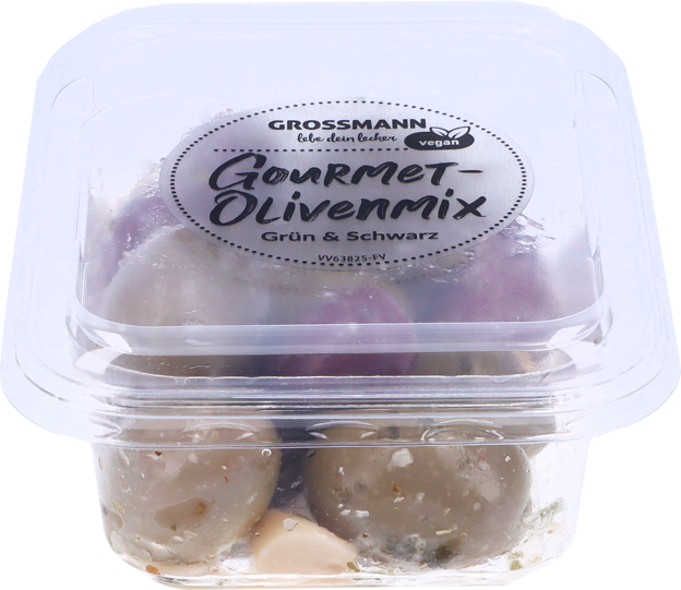 Grossmann Gourmet-Oliven Mix Grün & Schwarz