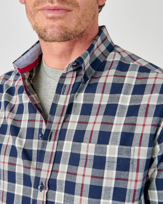 Chemise micro-carreaux chaude Thermolactyl