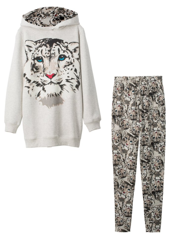 Mädchen Sweatshirt + Leggings (2-tlg. Set)