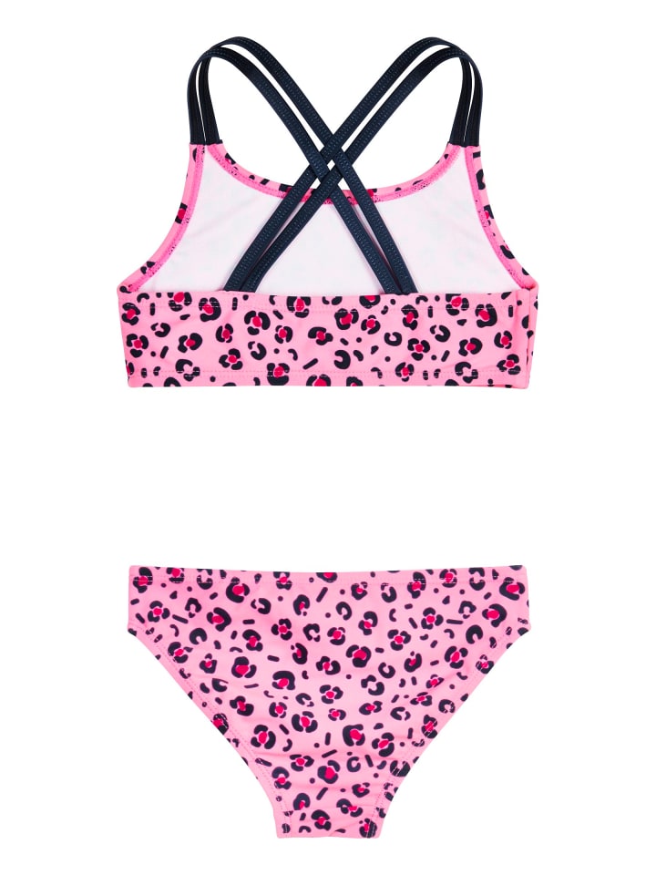 Playshoes UV-Schutz Bikini Leo-Print in Pink günstig kaufen