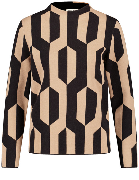 Softer Pullover in Jacquard-Strick