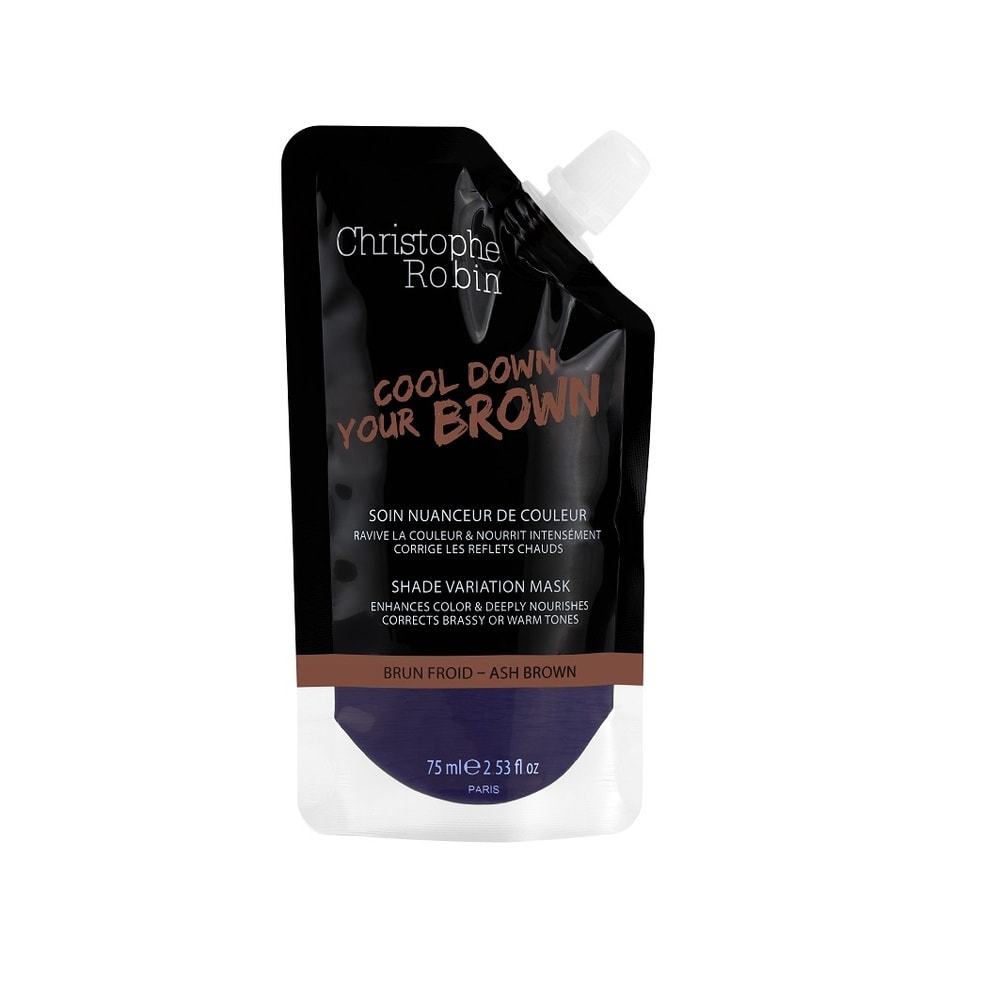 christophe robin Soin nuanceur de couleur Cool Down YourBrown Masque