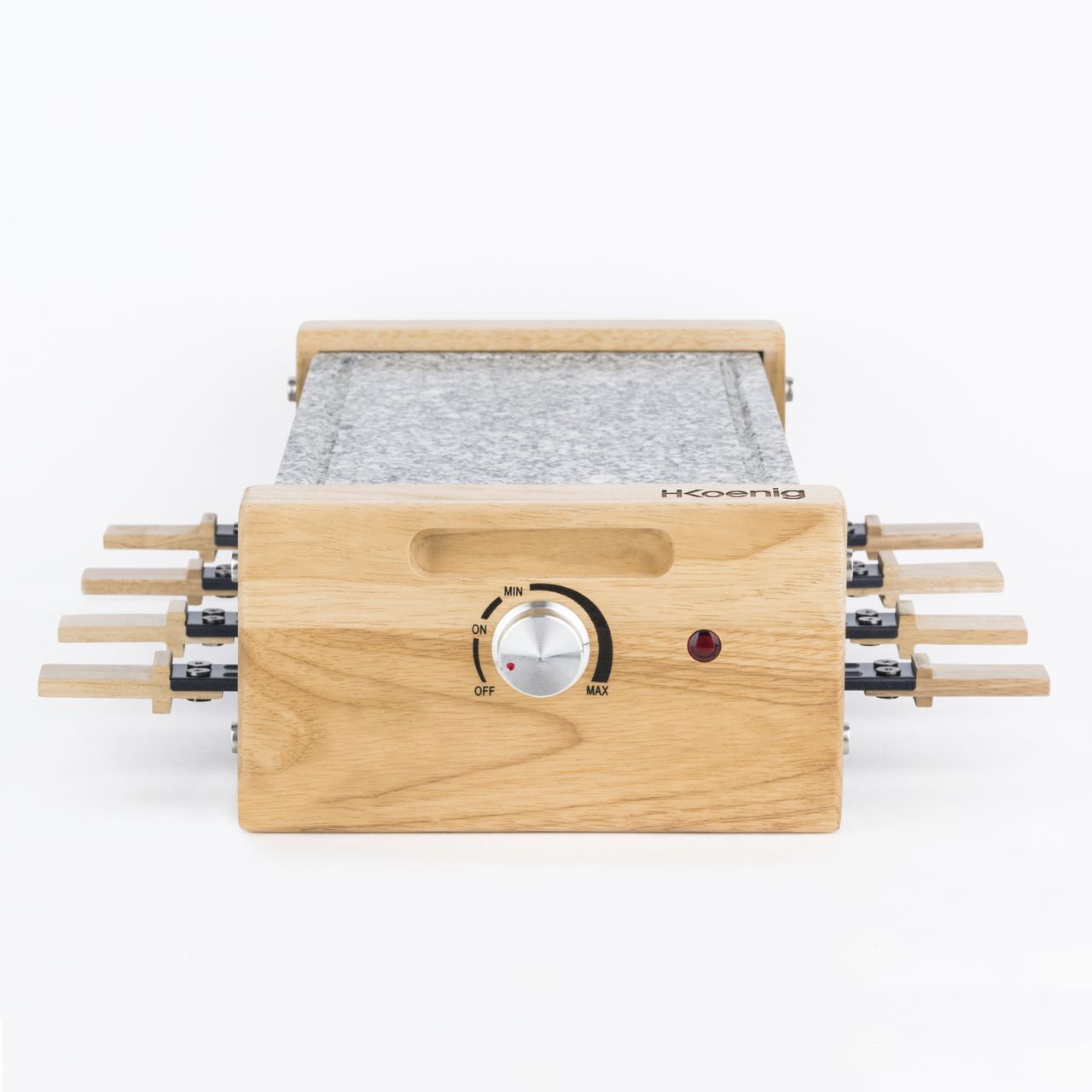 H.Koenig Raclette WOD8 für 8 Personen mit Steinplatte
