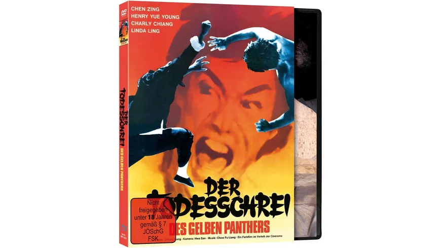 Der Todesschrei des gelben Panthers - Limited Deluxe Edition - 500 Stück - Cover A  (Blu-ray + DVD)