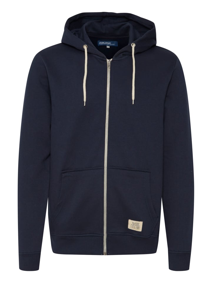 BLEND Kapuzensweatjacke BHNOAH - 701628  Modische Kapuzensweatjacke in Blau günstig kaufen