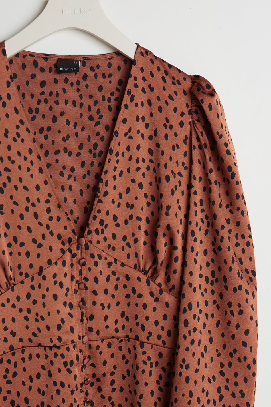 Button midi dress