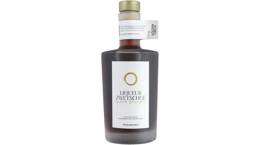 THE GOLDEN CIRCLE Likör Zwetschge by Andi Schweiger 350 ml