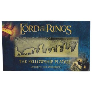 Der Herr der Ringe Me­tall­schild The Fellowship (Limited Edition)