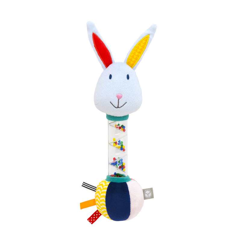 Hochet bâton de pluie Léandre le lapin Oxybul