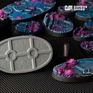 Battle Ready Bases - Alien Infestation Oval 60mm (4)