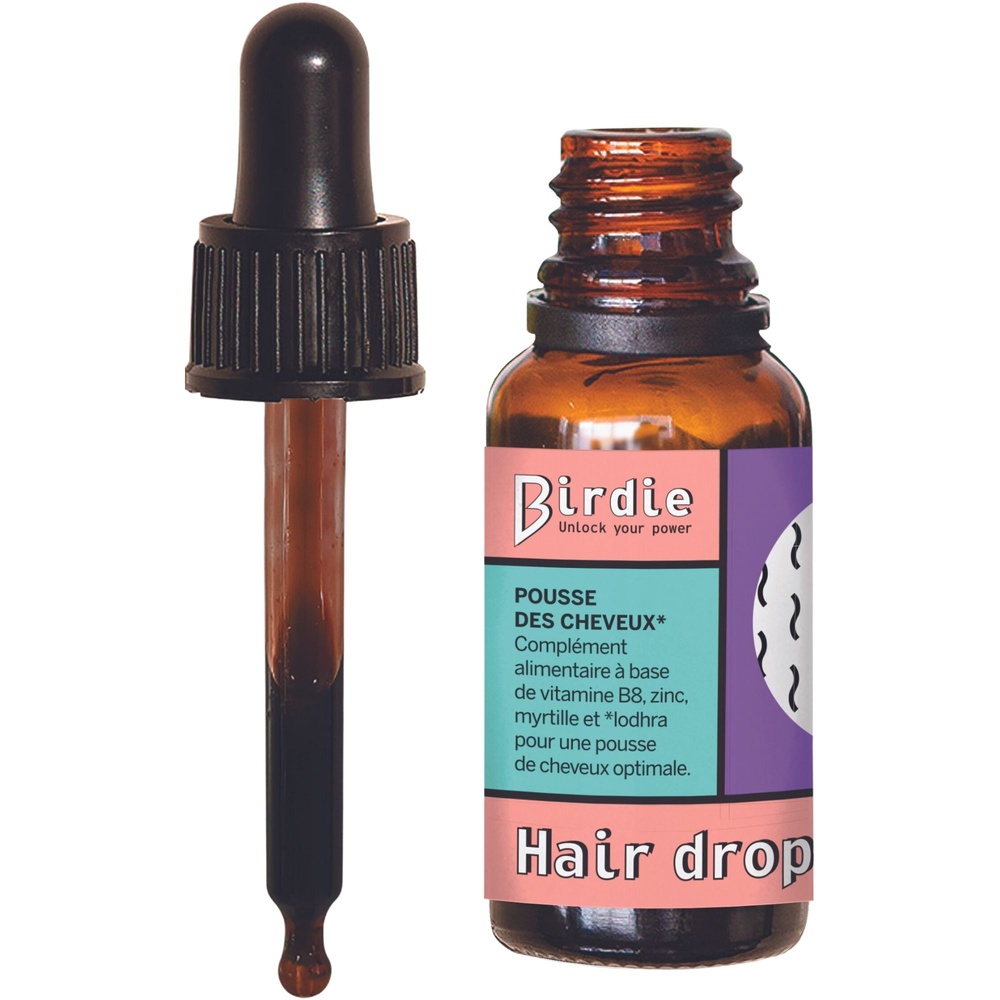 birdie nutrition HAIR DROPS | ELIXIR Pousse Des Cheveux