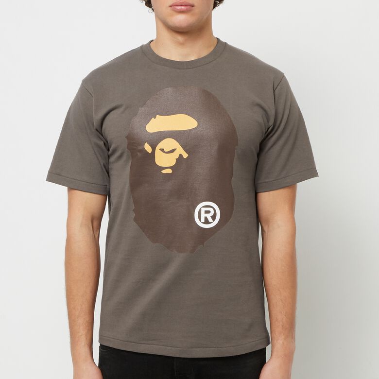 A Bathing Ape Big Ape Head Tee brown