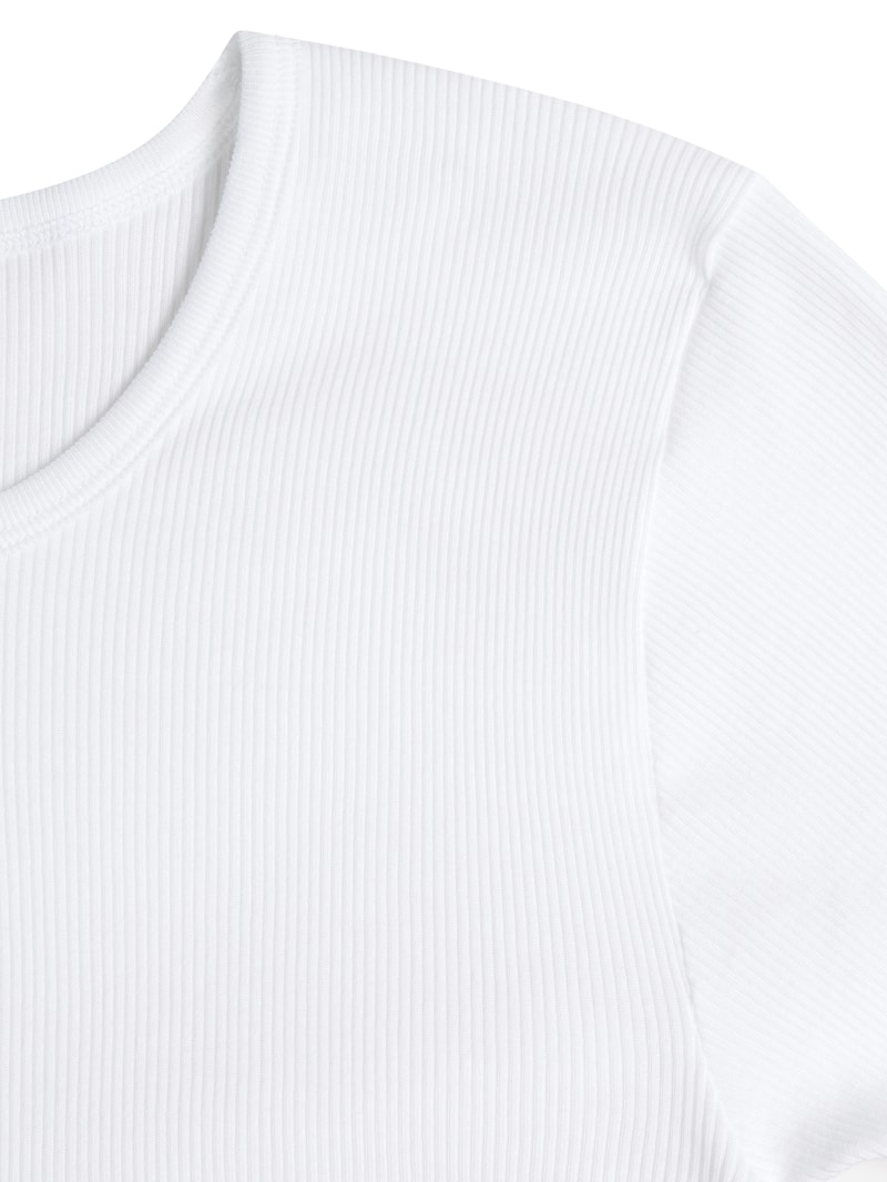 T-Shirt aus Baumwolle im 2er-Pack in weiß