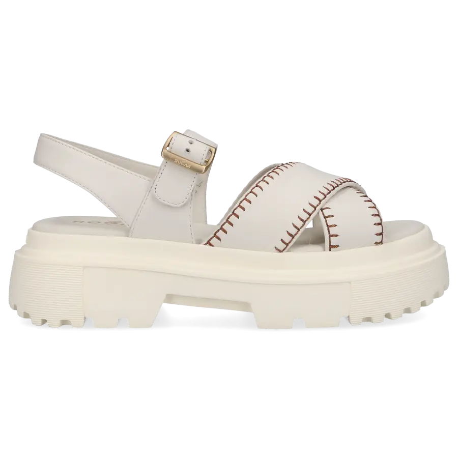 Hogan - Sandalen H644 Kalbsleder - grau