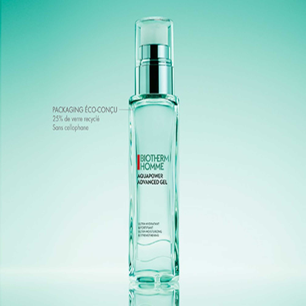 Biotherm Aquapower Gel hydratant visage pour homme Anti-UV
