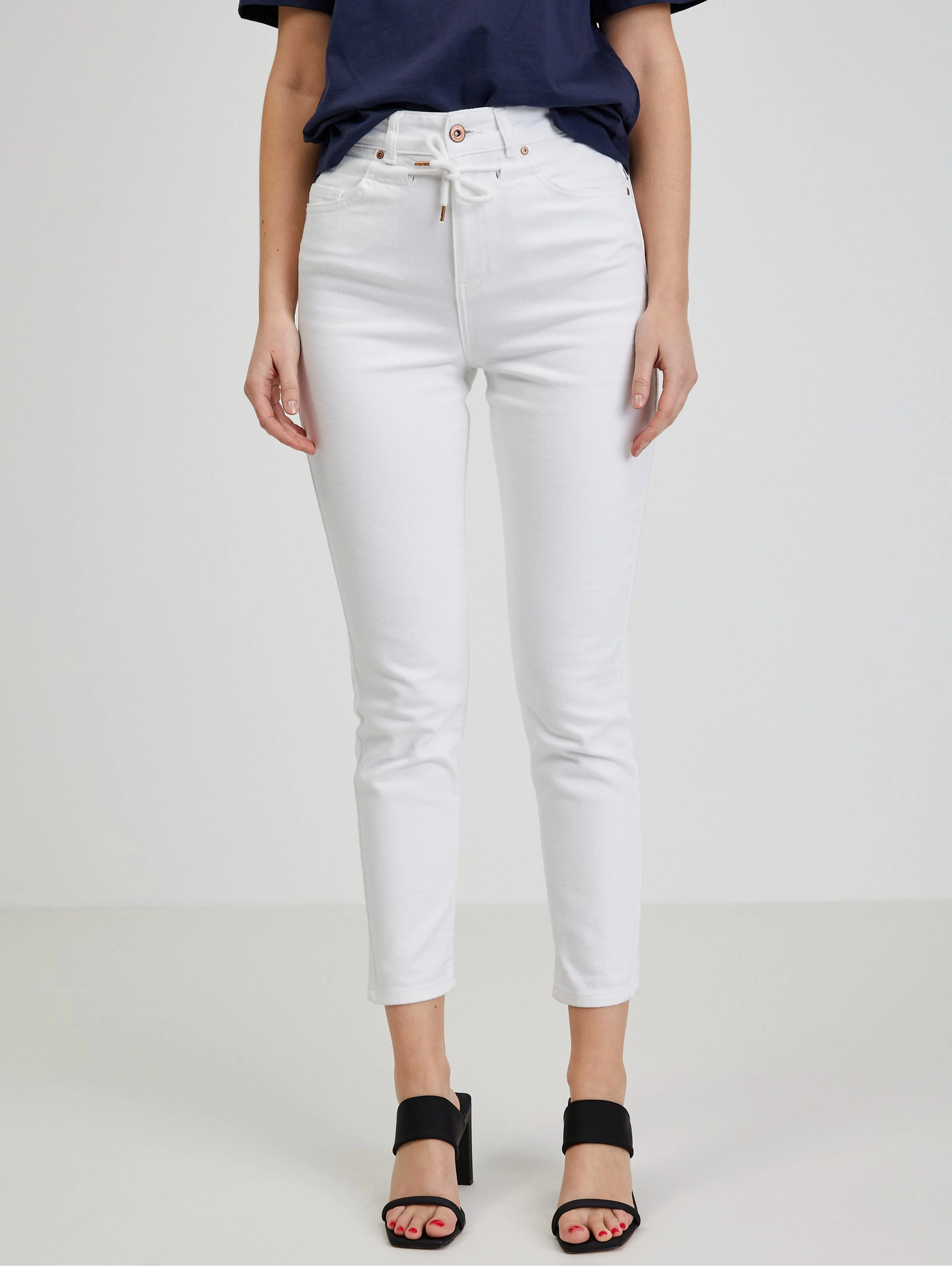 Weiße Damenjeans Slim Fit ORSAY