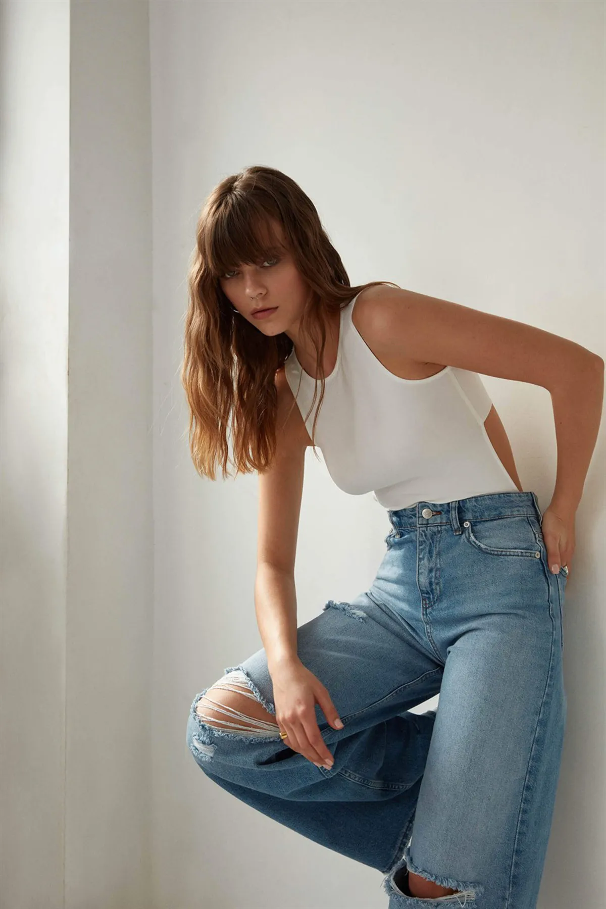 VATKALI  90er-Jahre-Jeans mit weitem Bein