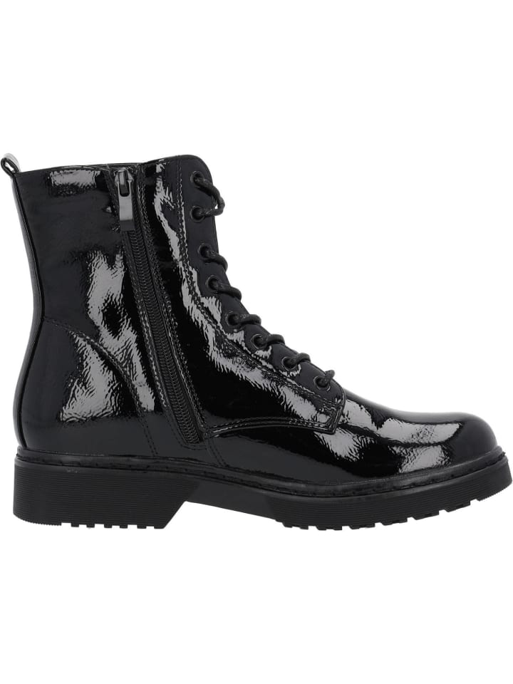 palado Schnürstiefel in black lack günstig kaufen