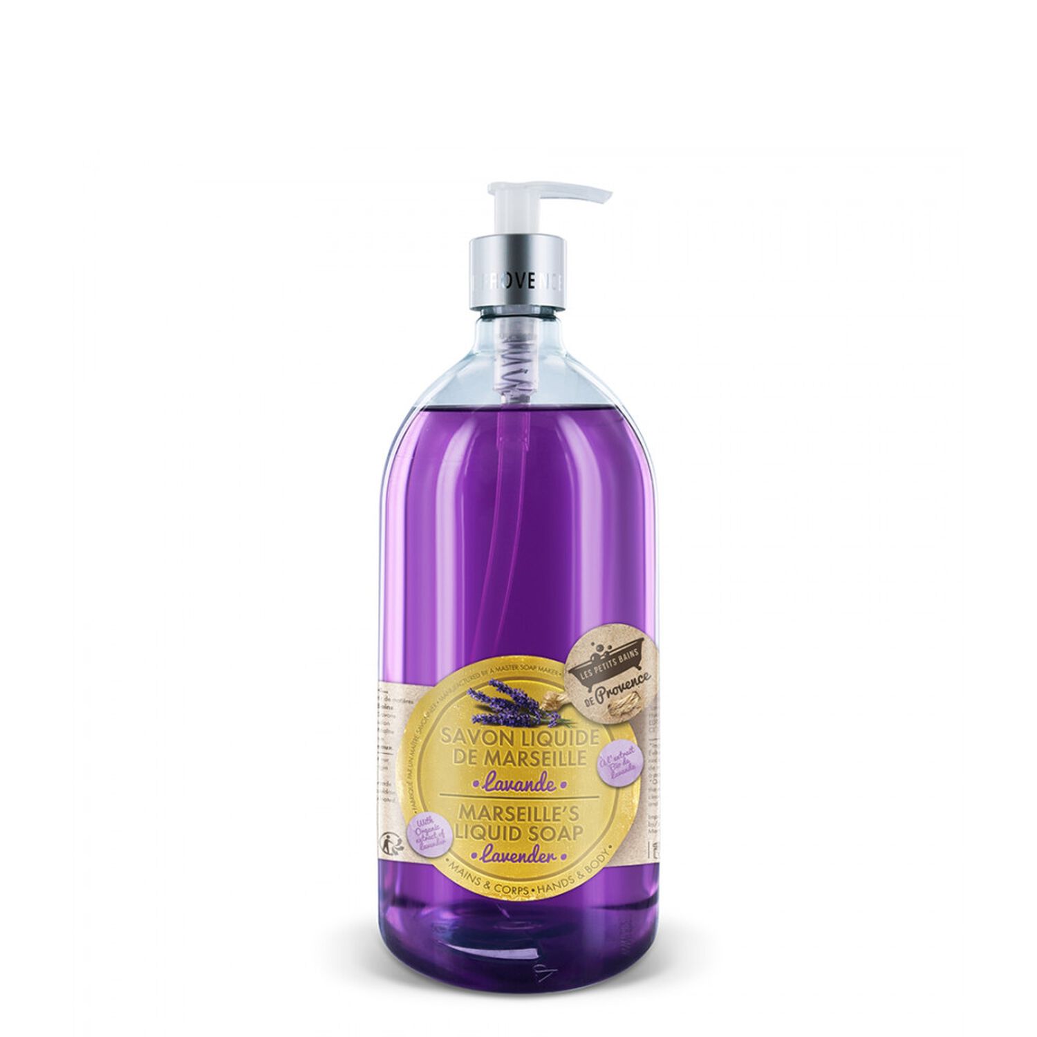 Les Petits Bains de Provence Savon Liquide de Marseille Parfum Lavande
