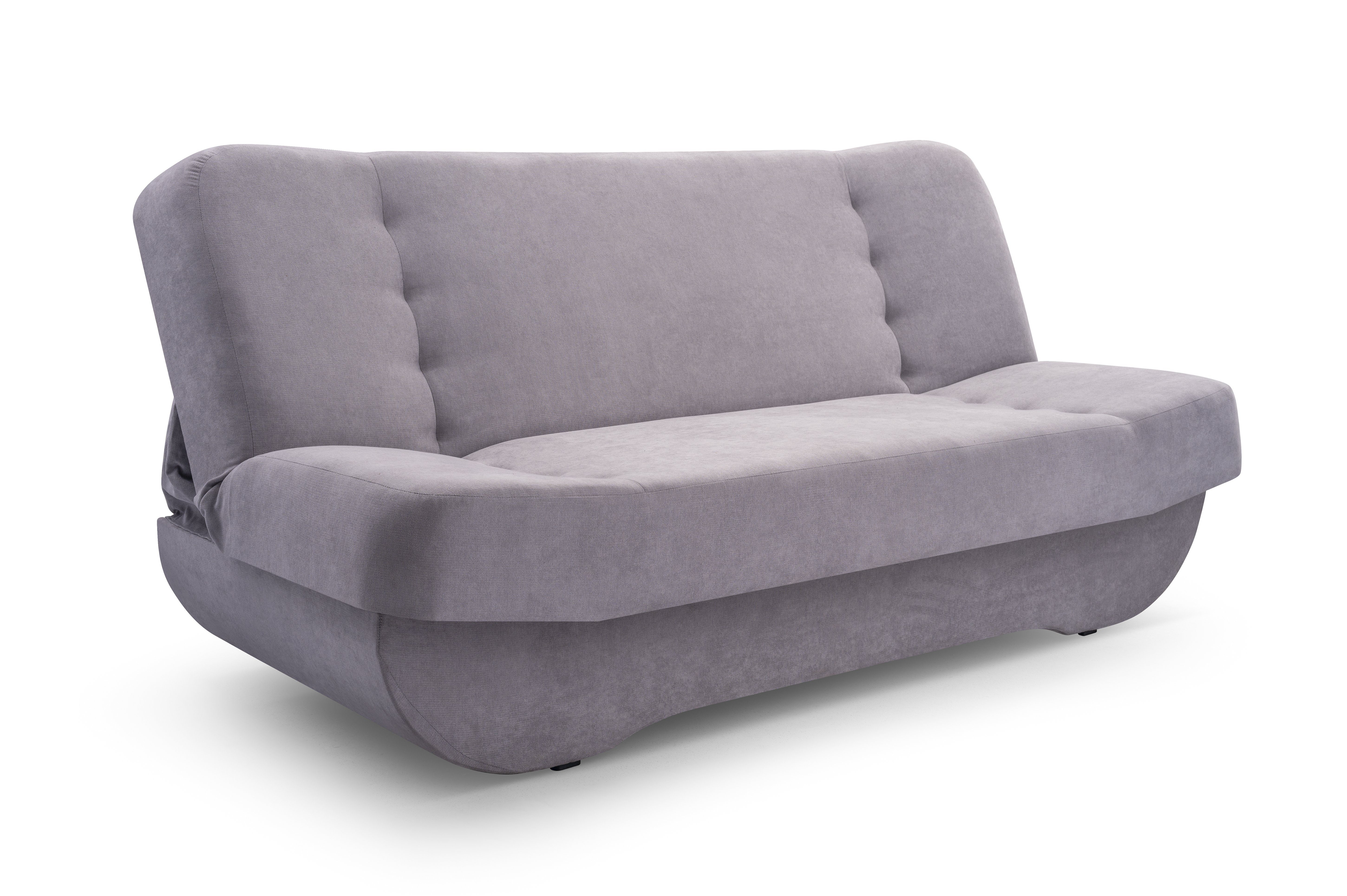 MOEBLO Schlafsofa Pafos, Sofa Kippsofa Klappsofa Clic-Clack, mit Schlaffunktion, mit Bettkasten