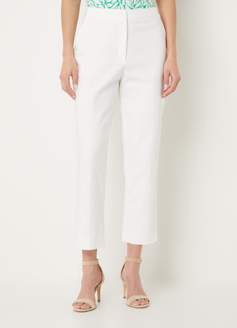 Pantaloni chino Phase Eight Ulrica cu talie înaltă și elastic în talie