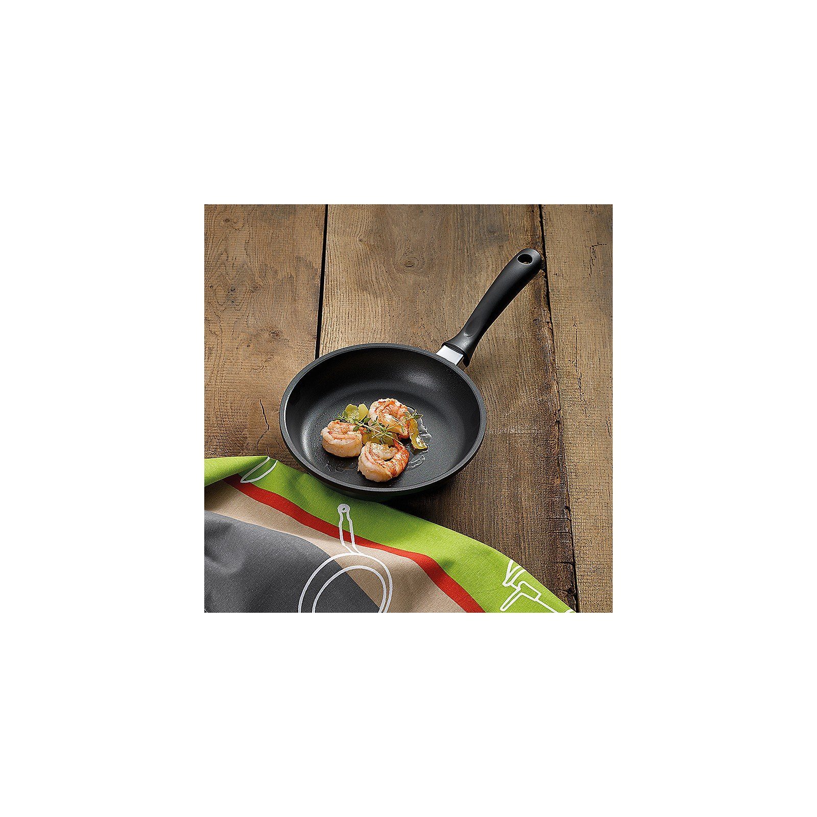 kela Bratpfanne Kerros, Aluminium, Allherdboden, hitzebeständig bis 180°C, Antihaftbeschichtung