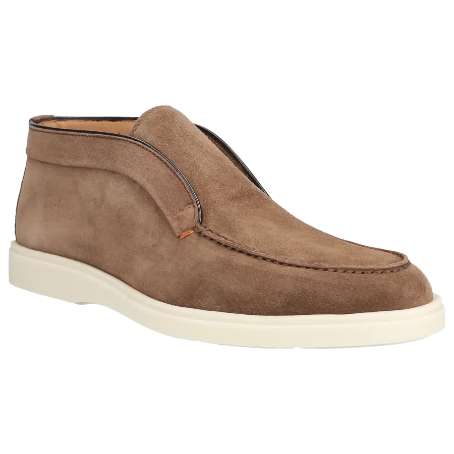 Santoni - Stiefeletten DESERT BOOT Veloursleder - braun